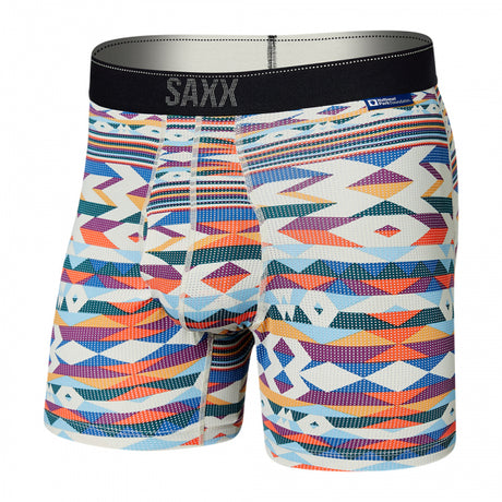 Saxx Quest Qdm Boxer Brief Fly Park Lodge Geo- Multi