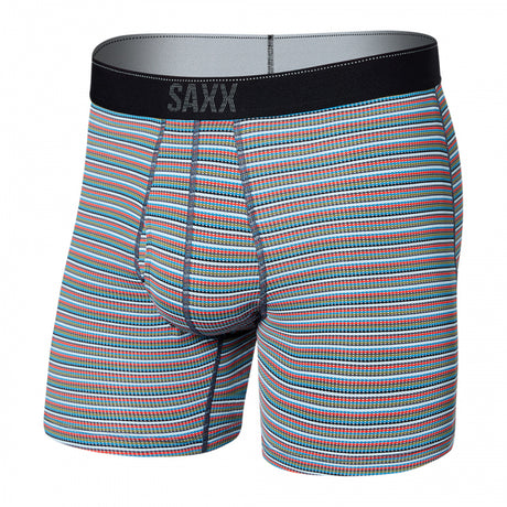 Saxx Quest Qdm Boxer Brief Fly Wilderness Stripe- Multi