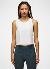 Prana Women's Everyday Crop Tank - Soft White Soft White