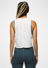 Prana Women's Everyday Crop Tank - Soft White Soft White