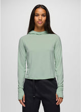 Prana Sol Searcher Sun Hoodie Long Sleeve - Bio Mint Bio Mint