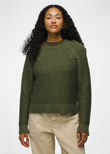 Prana Women's Cades Cove Sweater - Rye Green Rye Green