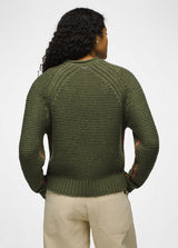 Prana Women's Cades Cove Sweater - Rye Green Rye Green