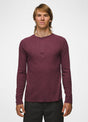 Prana Men's Touchstone Henley - Fig Heather Fig Heather