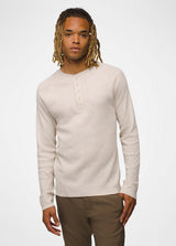 Prana Men's Touchstone Henley - Oatmeal Heather Oatmeal Heather