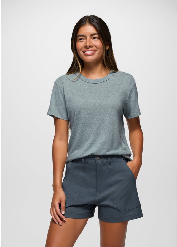Prana Cozy Up Short Sleeve Crew - Saltwater Saltwater