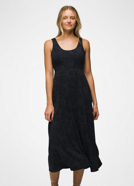 Prana Women's Lata Beach Dress - Charcoal Seaside Charcoal Seaside