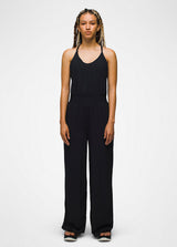 Prana Women's Fernie Wide Leg Jumpsuit - Black Black