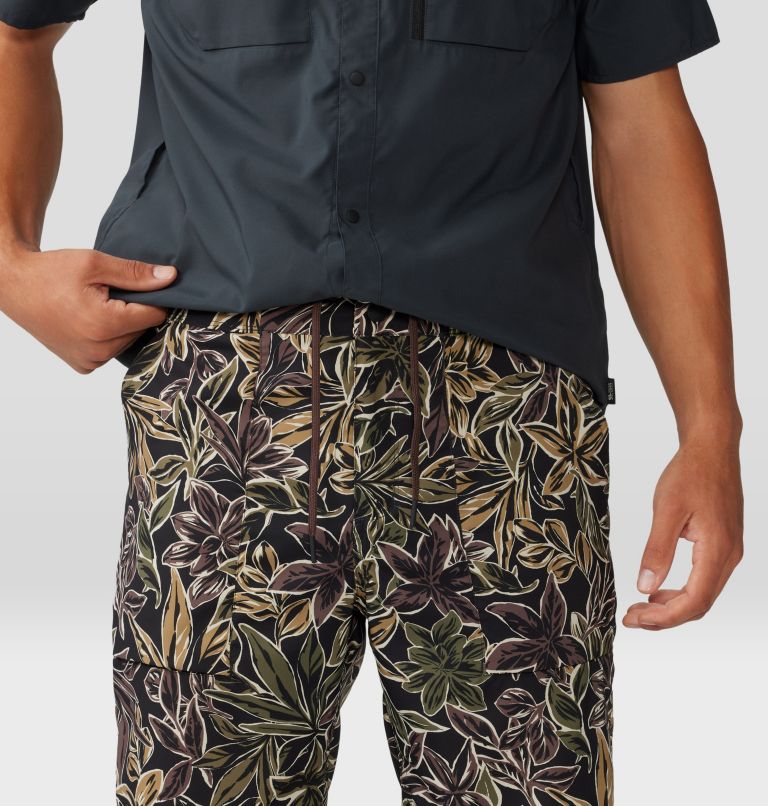 Mountain Hardwear Men's Trail Sender Short - Black Floral Print Black Floral Print