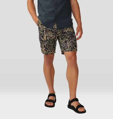 Mountain Hardwear Men's Trail Sender Short - Black Floral Print Black Floral Print