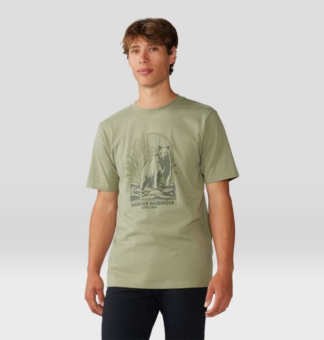 Mountain Hardwear Men's Grizzly Bear Short Sleeve - Mantis Green Mantis Green