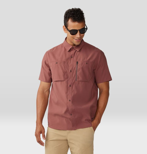 Mountain Hardwear Men's Trail Sender Short Sleeve - Clay Earth Clay Earth