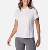 Columbia Women's Tidal Tee Short Sleeve Polo - White White