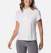 Columbia Women's Tidal Tee Short Sleeve Polo - White White
