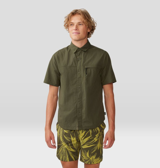 Mountain Hardwear Men's Stryder Short Sleeve Shirt - Dark Pine Dark Pine