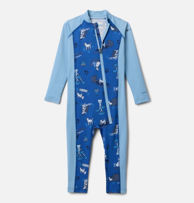 Columbia Toddler Sandy Shores II Sunsuit - Mountain Blue Trail Tails / Ripple Blue Mountain Blue Trail Tails / Ripple Blue