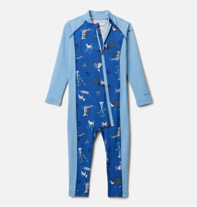 Columbia Toddler Sandy Shores II Sunsuit - Mountain Blue Trail Tails / Ripple Blue Mountain Blue Trail Tails / Ripple Blue