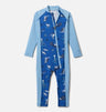 Columbia Toddler Sandy Shores II Sunsuit - Mountain Blue Trail Tails / Ripple Blue Mountain Blue Trail Tails / Ripple Blue
