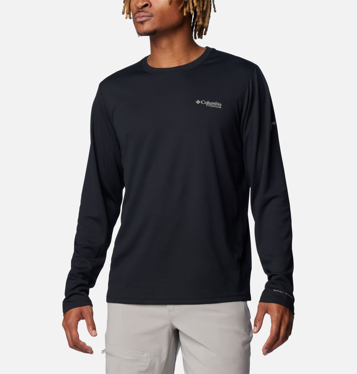 Columbia Men's Summit Valley Long Sleeve Crew - Black Black