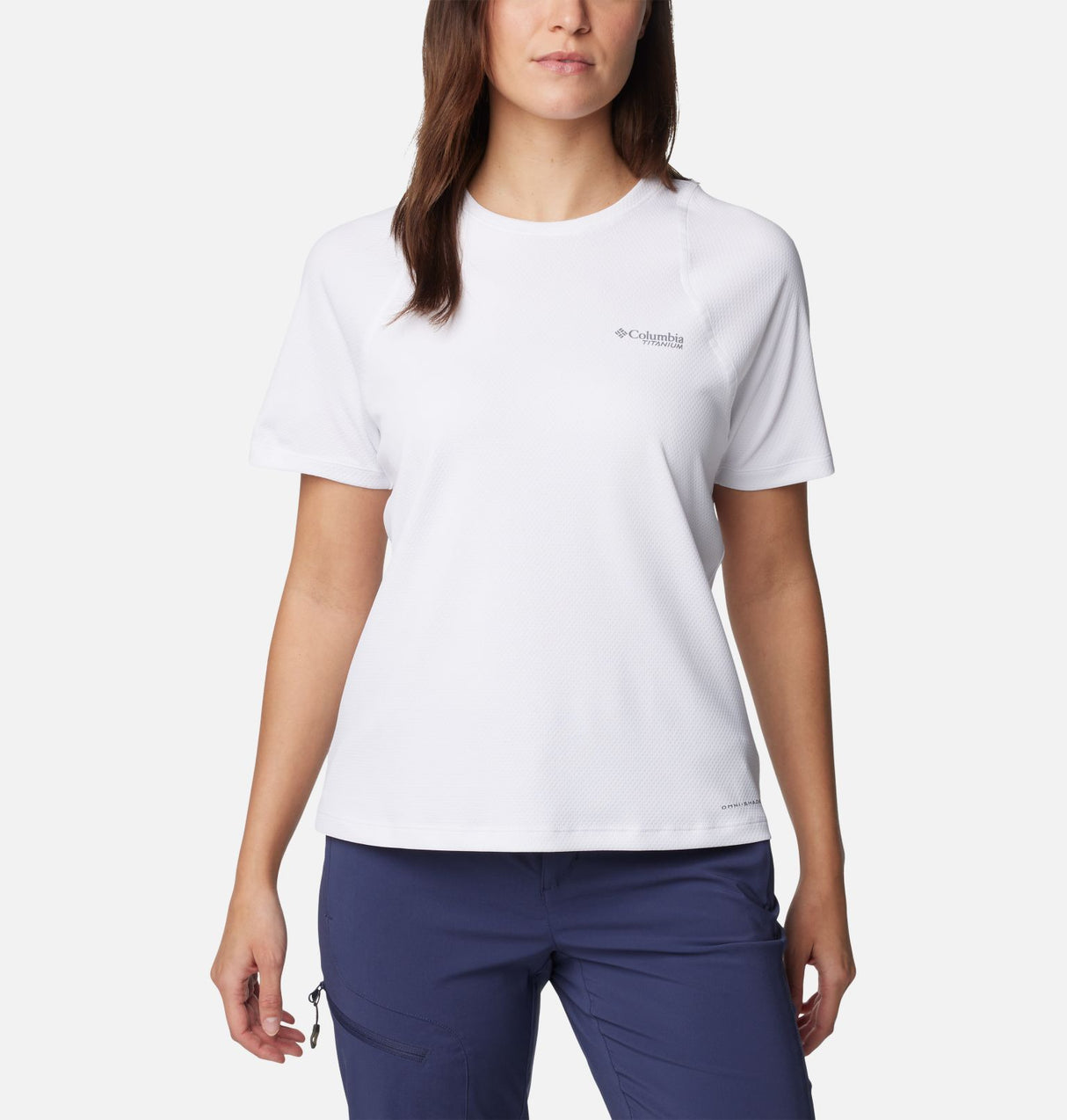 Columbia Women's Summit Valley Short Sleeve Crew - White White