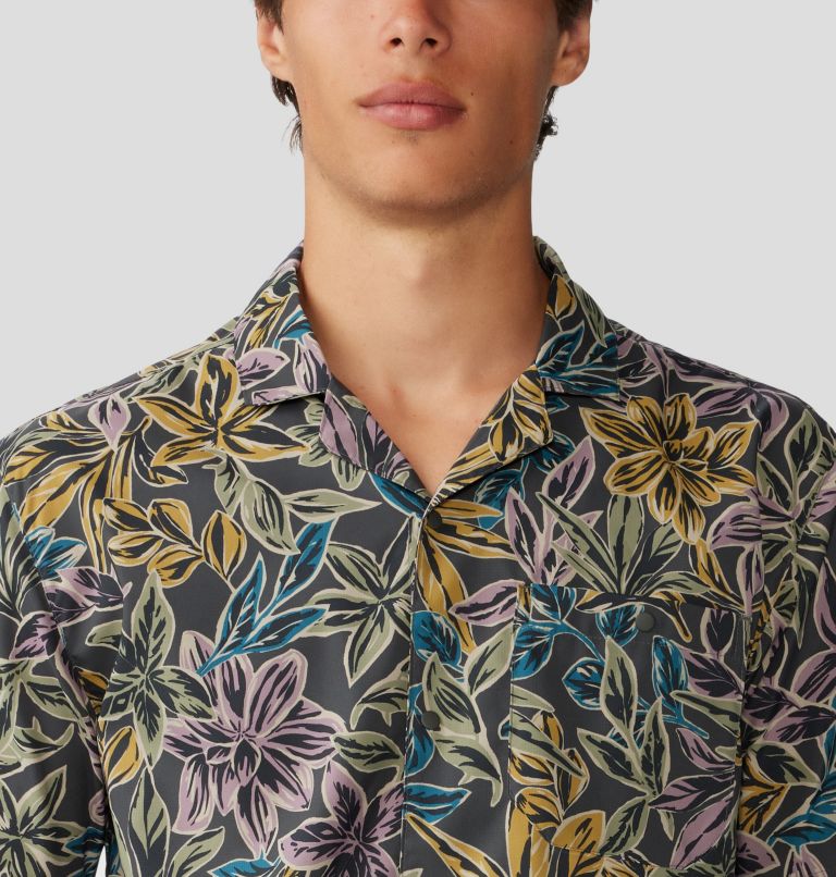 Mountain Hardwear Men's Trail Sender Camp Shirt - Volcanic Floral Print Volcanic Floral Print