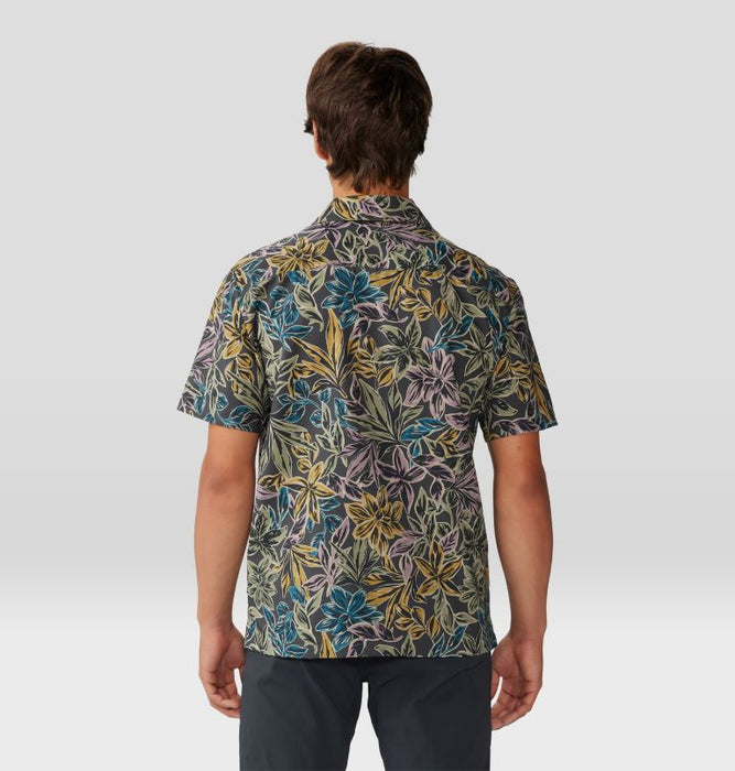 Mountain Hardwear Men's Trail Sender Camp Shirt - Volcanic Floral Print Volcanic Floral Print