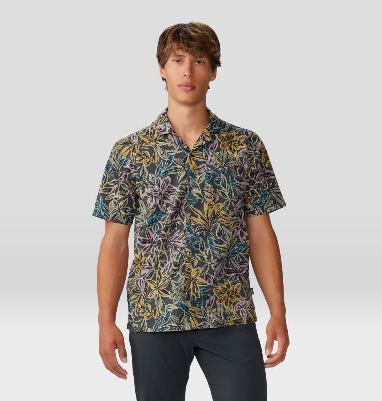 Mountain Hardwear Men's Trail Sender Camp Shirt - Volcanic Floral Print Volcanic Floral Print