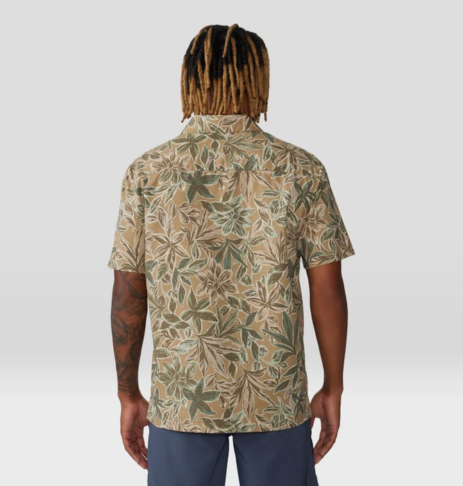 Mountain Hardwear Men's Trail Sender Camp Shirt - Sandstorm Floral Print Sandstorm Floral Print