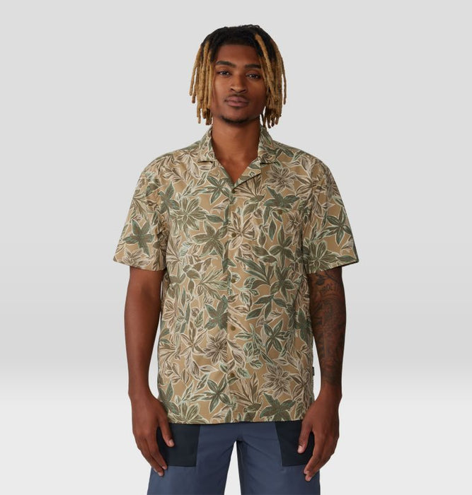 Mountain Hardwear Men's Trail Sender Camp Shirt - Sandstorm Floral Print Sandstorm Floral Print