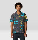 Mountain Hardwear Mens Trail Sender Camp Shirt - Allium Meadows Print Allium Meadows Print