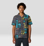 Mountain Hardwear Mens Trail Sender Camp Shirt - Allium Meadows Print Allium Meadows Print