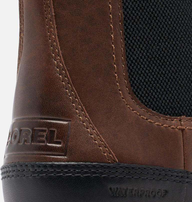 Sorel Men's Slabtown 62 Chelsea Waterproof Boot - Tobacco/Black Tobacco/Black