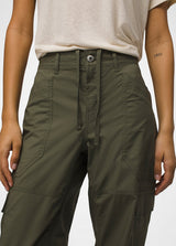 Prana Women's Palisades Ripstop Utility Pant - Rye Green Rye Green