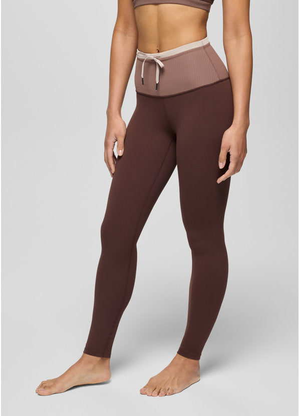 Prana Luxara Salutations Legging - Mocha Colorblock Mocha Colorblock