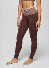 Prana Luxara Salutations Legging - Mocha Colorblock Mocha Colorblock