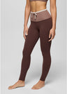Prana Luxara Salutations Legging - Mocha Colorblock Mocha Colorblock