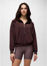 Prana Shea Full Zip Hoodie - Mocha Mocha
