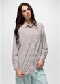 Prana Railay Oversized Button Down - Almond Almond