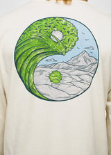 Prana Men's Heritage Graphic Long-Sleeve Tee - Chalk Yinyang Chalk Yinyang