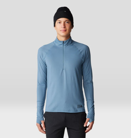 Mountain Hardwear Men's Butter Up Long-Sleeve Half-Zip - Adriatic Blue Adriatic Blue