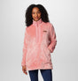 Columbia Women's Fire Side Quarter-Zip II Fleece Pullover- Pink Agave Pink Agave