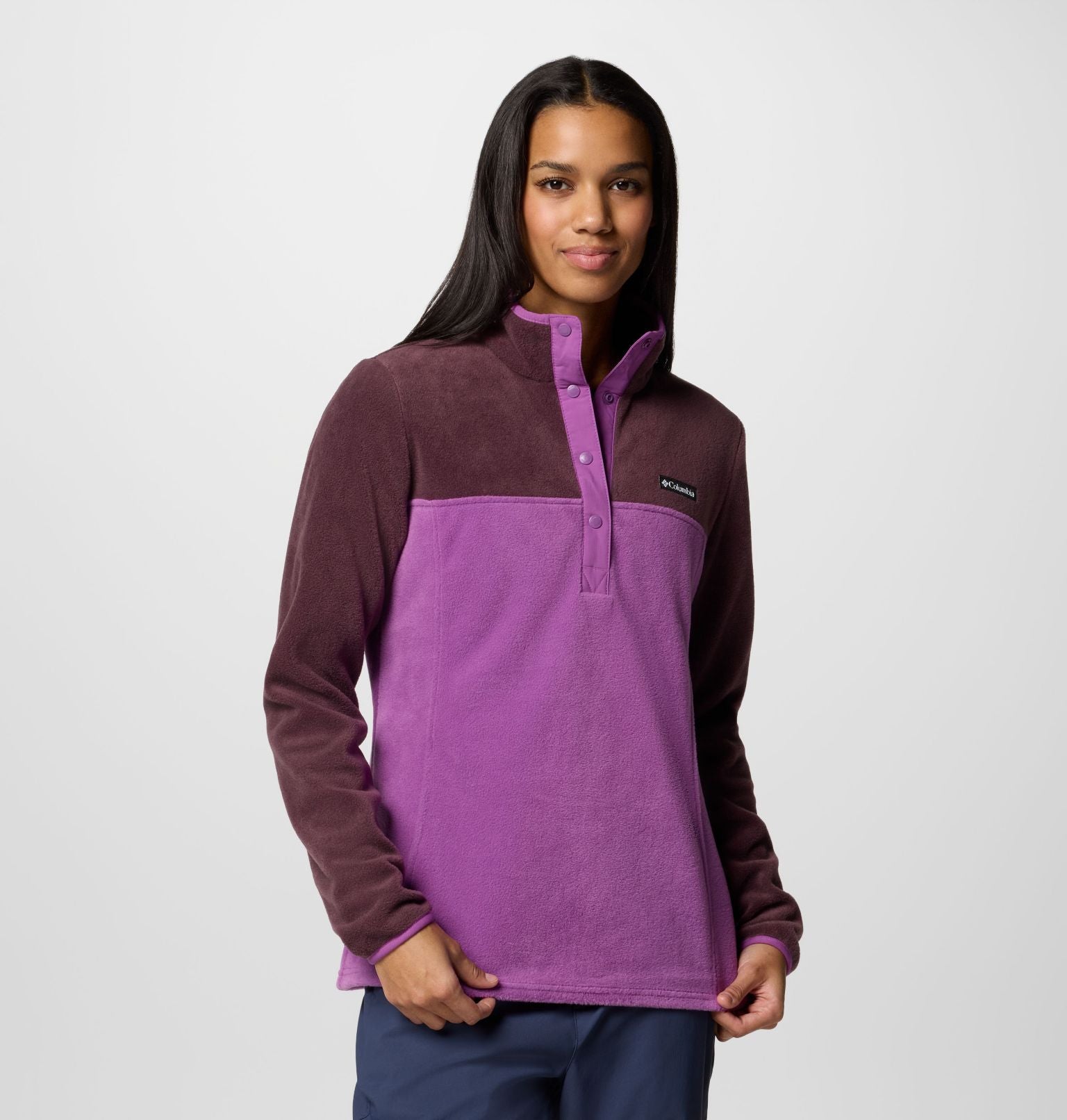 Women's Benton Springs Half Snap Pullover Fleece II - Razzle