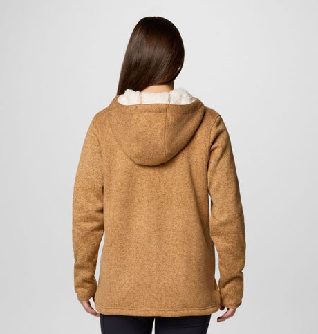 Columbia Women's Sweater Weather II Sherpa Full-Zip Jacket - Camel Brown Heather Camel Brown Heather