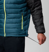 Columbia Mens Powder Lite Ii Hooded Jacket Everblue shark