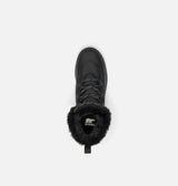 Sorel Women's Whitney II Plus Waterproof Lace Boot - Black/Quarry Black/Quarry