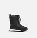 Sorel Kids' Whitney II Plus Puffy Waterproof Boot - Black/Sea Salt Black/Sea Salt