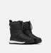 Sorel Kids' Whitney II Plus Puffy Waterproof Boot - Black/Sea Salt Black/Sea Salt