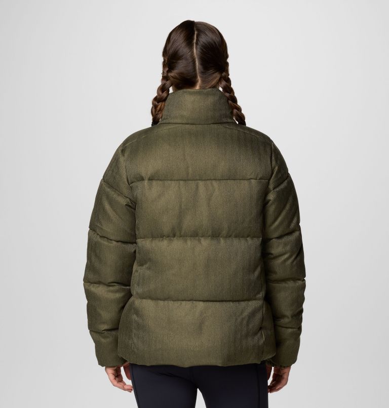 Columbia Women's Puffect Herringbone Jacket - Stone Green Herringbone Stone Green Herringbone