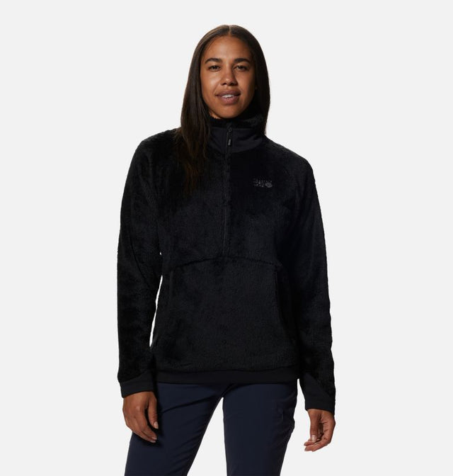 Mountain Hardwear Women's Polartec High Loft Pullover - Black Black