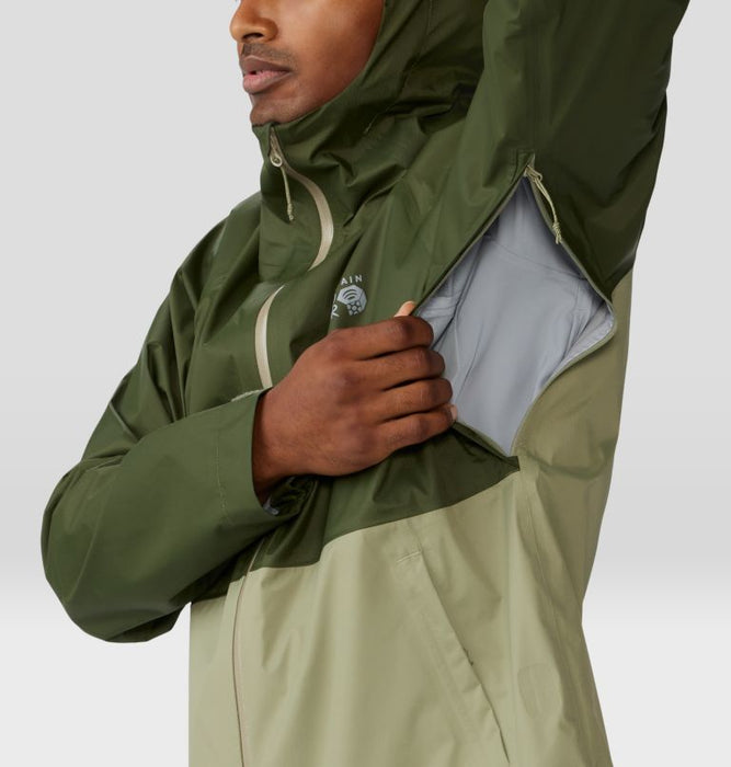 Mountain Hardwear Men's Threshold Jacket - Mantis Green/Surplus Green Mantis Green/Surplus Green